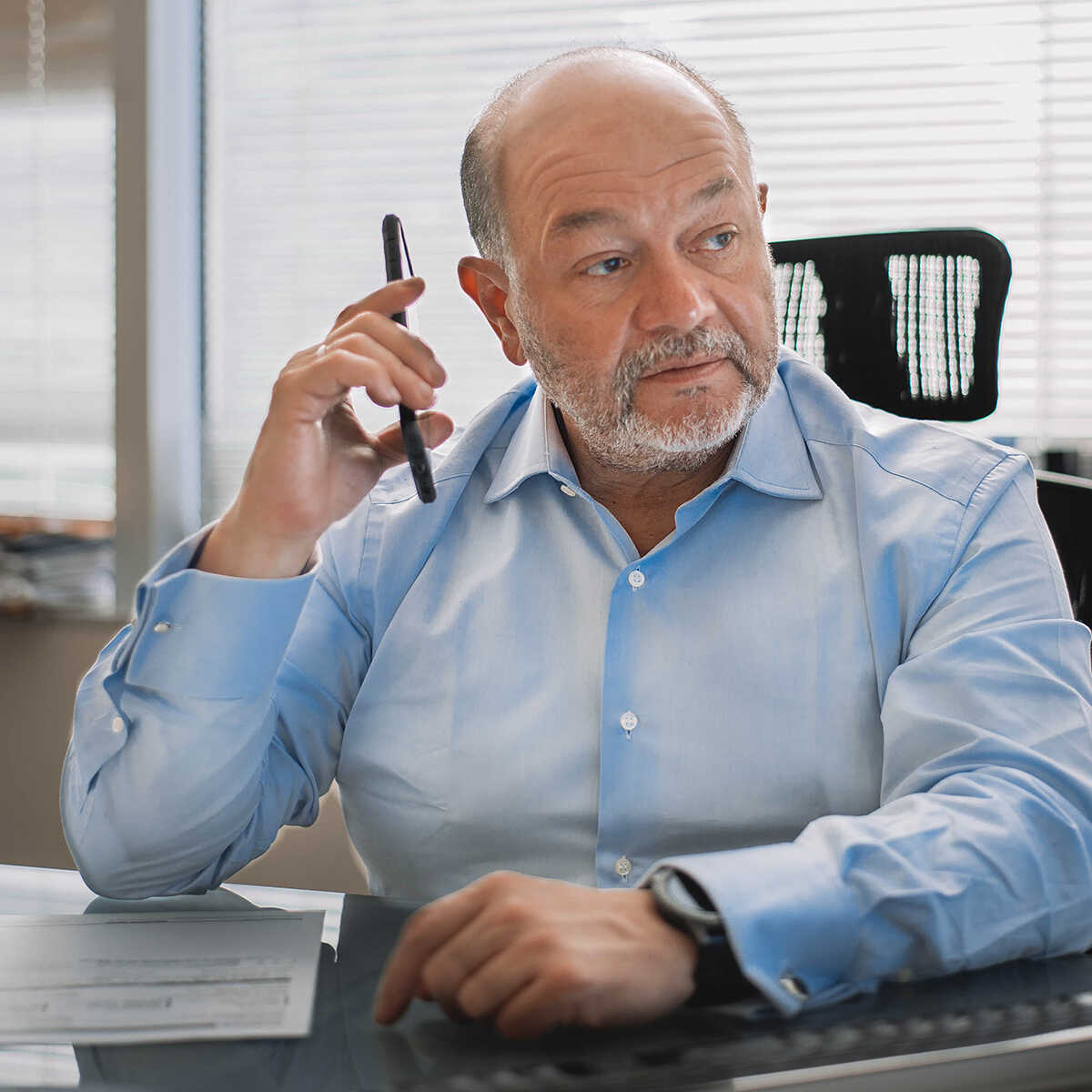 About 10 Dr Velasquez talks on the phone