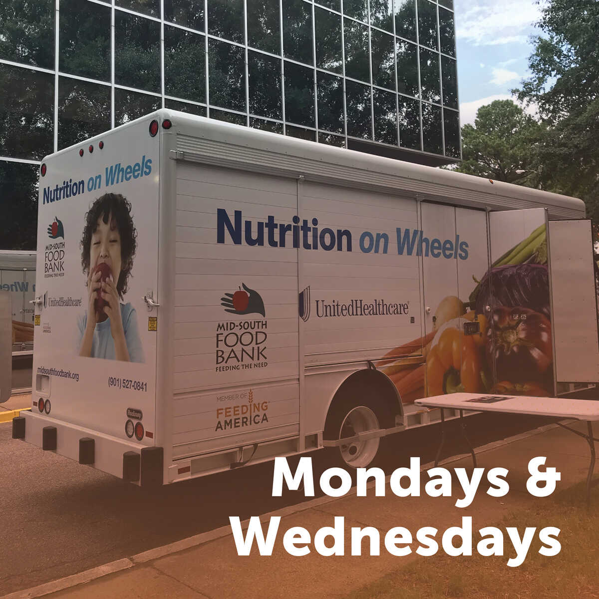 Nutrition on Wheels - Mondays and Wednesdays